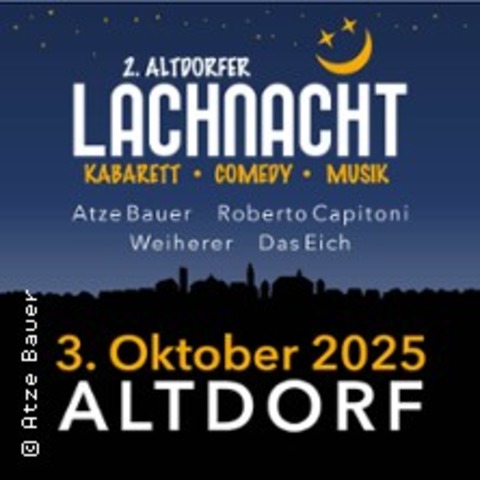 2. Altdorfer Lachnacht - ALTDORF - 03.10.2025 20:00