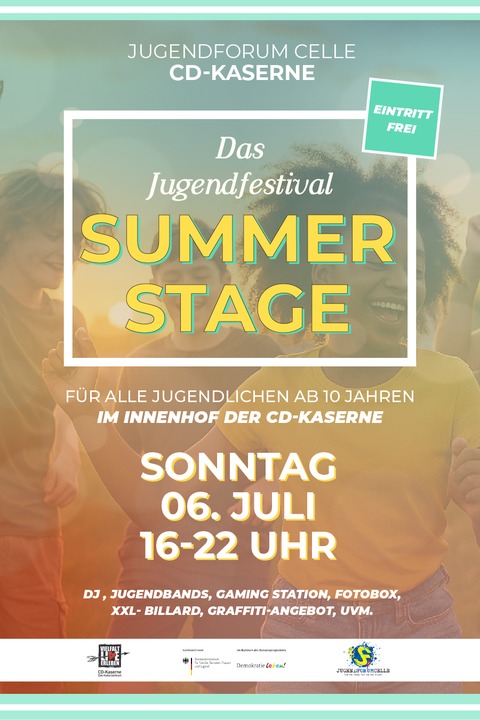 Das Jugendfestival &#8222;Summer Stage&#8220; - Celle - 06.07.2025 16:00
