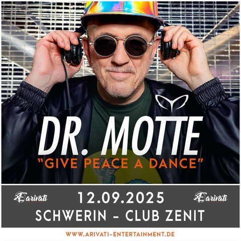DR. MOTTE - &#8222;Give Peace A Dance&#8220; - 40 Years Of Dr. Motte - SCHWERIN - 12.09.2025 22:00