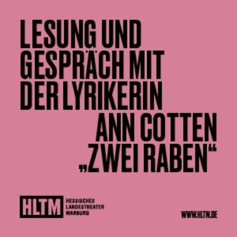 Lesung und Gespch mit der Lyrikerin Ann Cotten - Zwei Raben: Literatur in Oberhessen - Marburg - 04.07.2025 19:30
