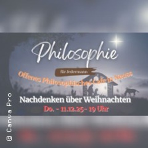 Nachdenken ber Weihnachten - NEUSS - 11.12.2025 19:00