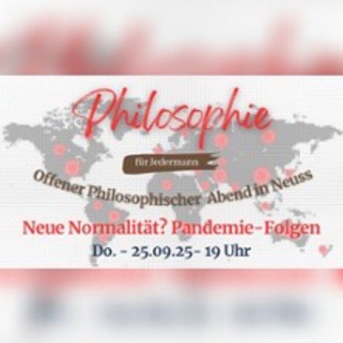 Neue "Normalitt"? Pandemie-Folgen - NEUSS - 25.09.2025 19:00