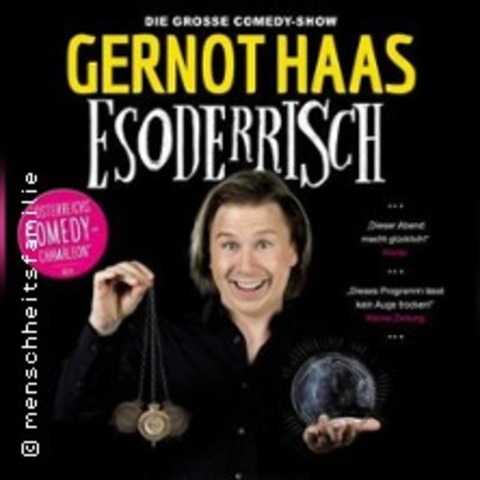 Gernot Haas - Esoderrisch - WIEN - 14.05.2026 20:00