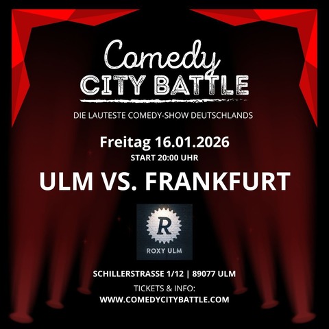 Comedy City Battle - Ulm vs. Frankfurt - Ulm - 16.01.2026 20:00