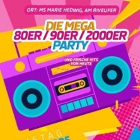 Bootsnacht Vol.VI - 80, 90, 2000 er mit DJ Chris K - HALLE (SAALE) - 23.08.2025 21:00