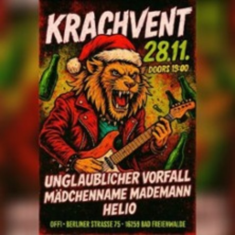 Krachvent - BAD FREIENWALDE - 28.11.2025 19:00
