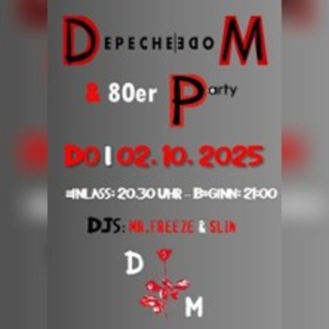 Depeche Mode & 80er Party - BAD SALZUFLEN - 02.10.2025 21:00