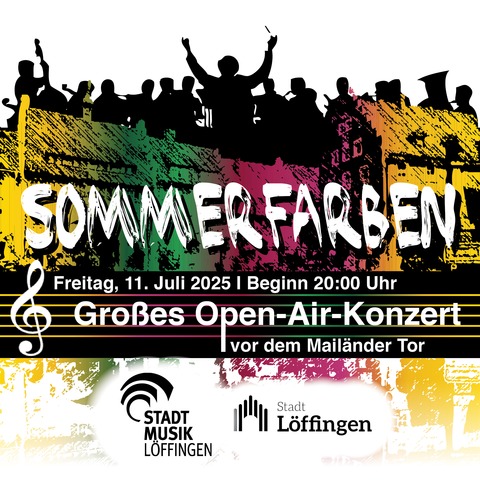 SOMMERFARBEN - Groes Open-Air-Konzert der Stadtmusik Lffingen - Lffingen - 11.07.2025 20:00