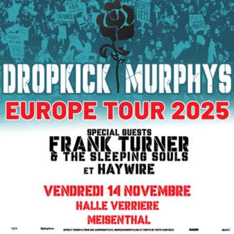 DROPKICK MURPHYS - EUROPE TOUR 2025 - Meisenthal - 14.11.2025 20:00