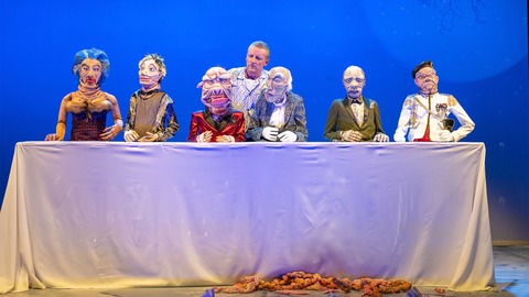 Dr. Fischer aus Genf oder Die Bomben-Party - Figurentheater mit Livemusik nach Graham Greene - Wolfenbttel - 30.01.2026 19:30