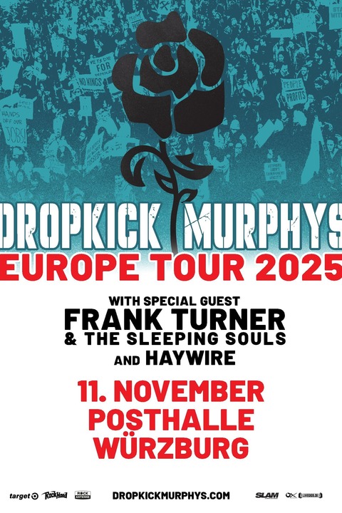 DROPKICK MURPHYS - EUROPE TOUR 2025 - Wrzburg - 11.11.2025 19:00