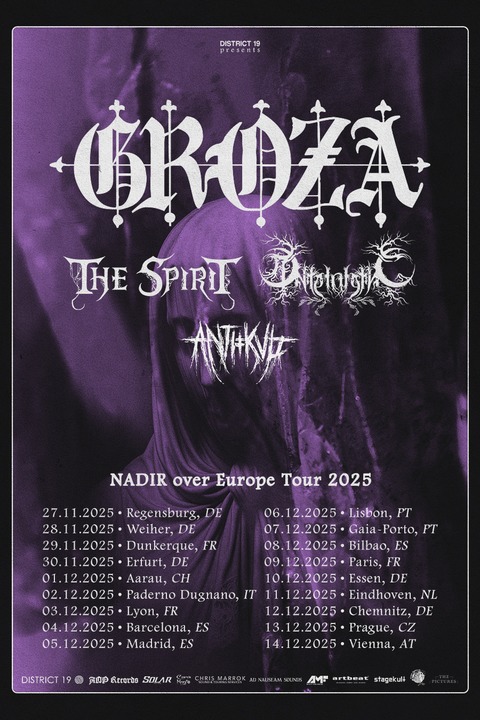 GROZA - Nadir Over Europe Tour 2025 - Mrlenbach - 28.11.2025 19:15