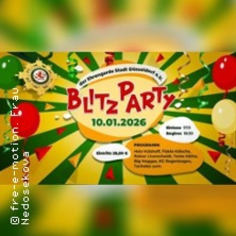 Blitzparty der Ehrengarde - DSSELDORF - 10.01.2026 18:30