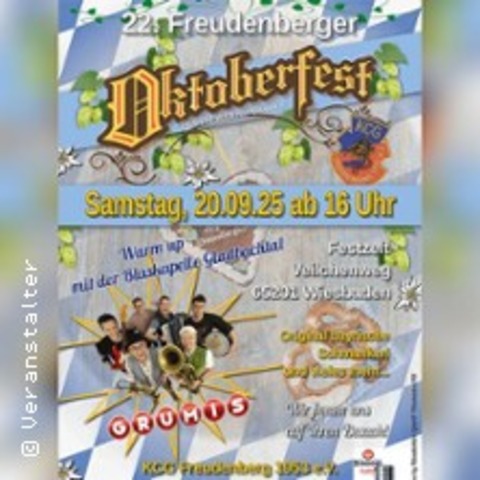 22. Freudenberger Oktoberfest - WIESBADEN - 20.09.2025 16:00