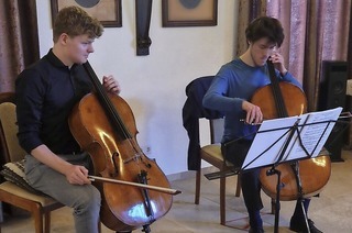 Das Duo "GranTecchler" tritt im Storchenhof in Teningen auf