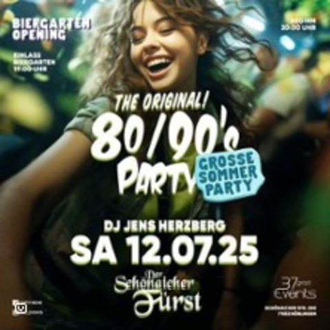 The Original 80s & 90s Party im Frst! - Bblingen - 12.07.2025 20:00