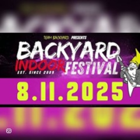 Backyard Indoor Festival - GREVEN - 08.11.2025 16:00