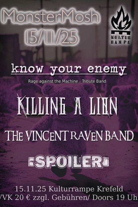 Monster Mosh - Krefeld - 15.11.2025 20:00