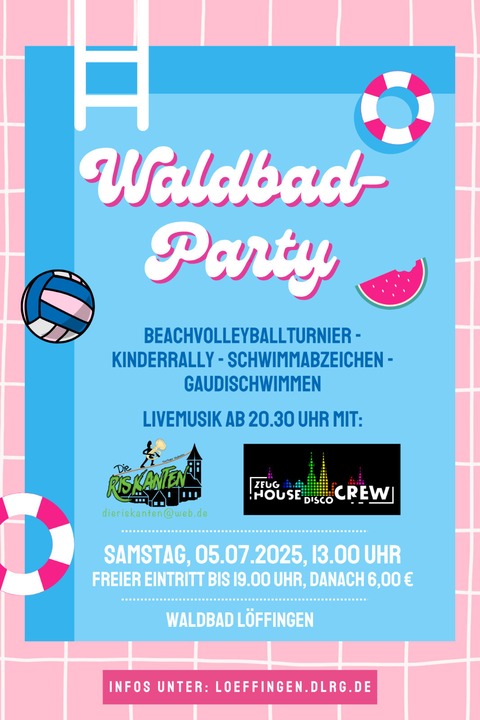 Waldbad-Party - Lffingen - 05.07.2025 13:00