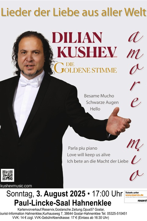 Amore Mio - Die schnsten Liebeslieder aus aller Welt - Goslar - 03.08.2025 17:00