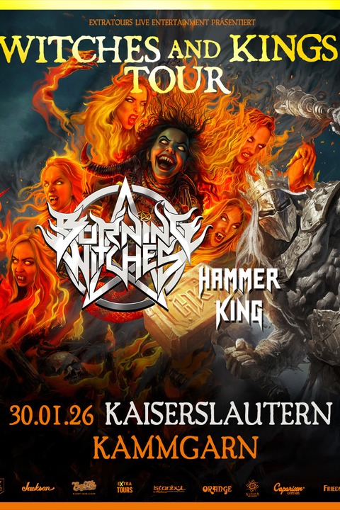 Burning Witches & Special Guest Hammer King - WITCHES & KINGS TOUR 2026 - Kaiserslautern - 30.01.2026 20:00