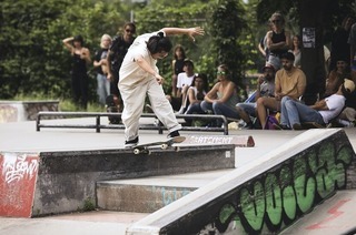 Die Skateboard Contest DJam findet im Dietenbachpark in Freiburg-Weingarten statt