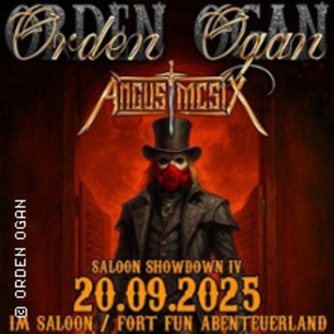 Orden Ogan - Saloon Showdown IV / Fort Fun - BESTWIG - 20.09.2025 19:00