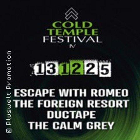 Cold Temple Festival Vol. 4 - OBERHAUSEN - 13.12.2025 19:00