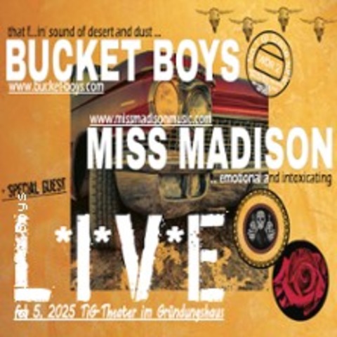 Live-Music Mixtape - Mit Bucket Boys, Miss Madison & A Fool's Dream - Mnchengladbach - 30.08.2025 19:00