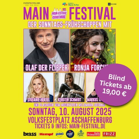 Sonntags-Frhschoppen - Aschaffenburg - 10.08.2025 11:00