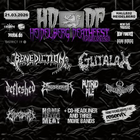 Heidelberg Deathfest IX - 2026 - Heidelberg - 21.03.2026 13:00