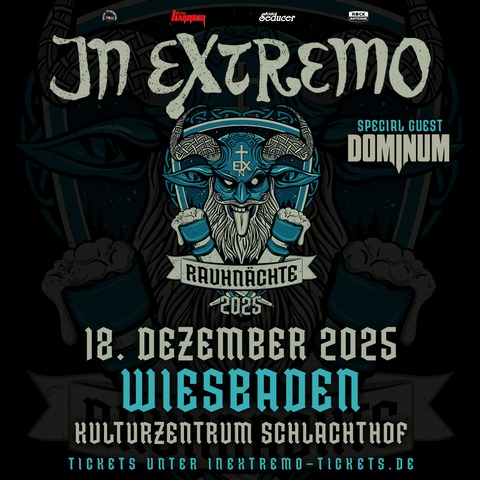 IN EXTREMO - Rauhnchte Tour 2025 / Special Guest: Dominum - Wiesbaden - 18.12.2025 18:30