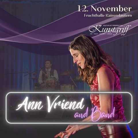 Ann Vriend (Deutschland Tour 2025) - Ann Vriend and Band - Kaiserslautern - 12.11.2025 20:00