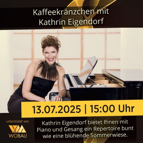 Kaffeekrnzchen mit Kathrin Eigendorf - Magdeburg - 13.07.2025 15:00