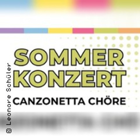 Canzonetta Sommerkonzert 2025 - BERLIN - 20.07.2025 17:00