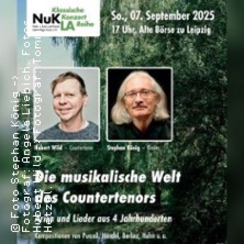Die musikalische Welt des Countertenors - LEIPZIG - 07.09.2025 17:00