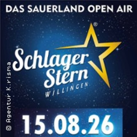 Schlager Stern Willingen 2026 - WILLINGEN - 15.08.2026 13:00