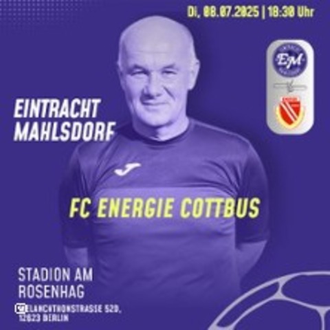 BSV Eintracht Mahlsdorf vs. Energie Cottbus / Testspiel - BERLIN - 08.07.2025 18:30