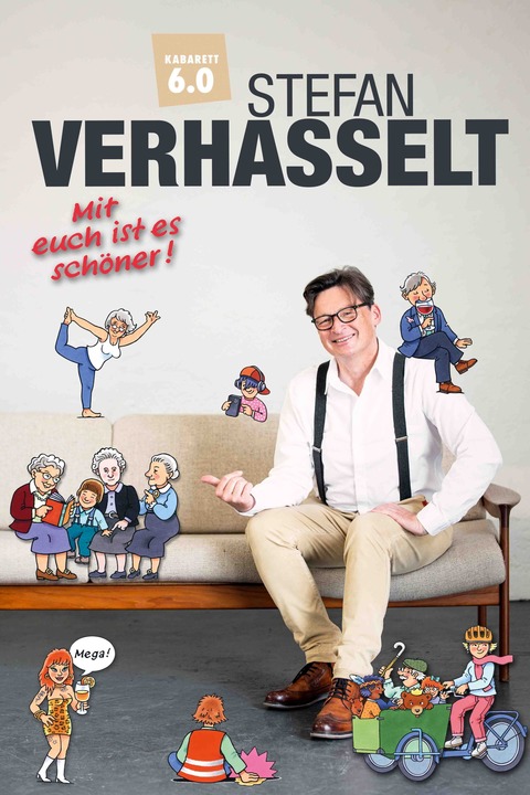 Stefan Verhasselt - &#8222;Kabarett 6.0 - Mit euch ist es schner&#8220; - Emmerich am Rhein - 24.04.2026 20:00