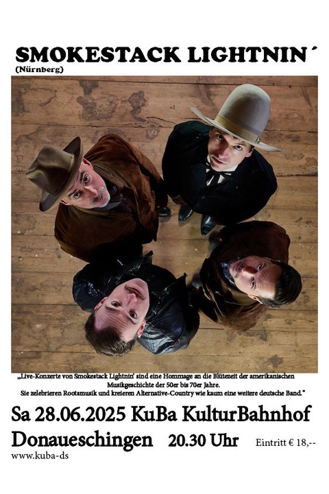 Smokestack Lightnin' - Donaueschingen - 28.06.2025 20:30