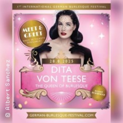 Meet & Greet Ticket - Dita Von Teese - HAMBURG - 28.08.2025 20:45