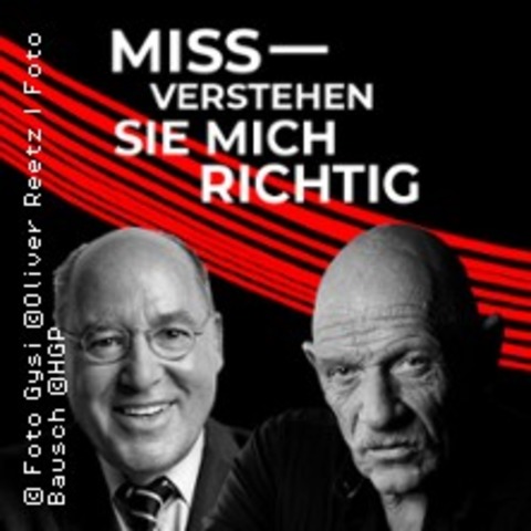 Gregor Gysi & Joe Bausch - Missverstehen Sie mich richtig! - BERLIN - 19.10.2025 14:00