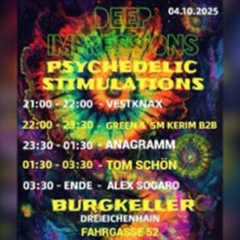 Deep Impression Psychedelic Stimulations - DREIEICH - 04.10.2025 21:00