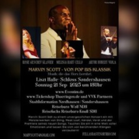 Marvin Scott: Tenor - Von Pop bis Klassik / Musik, die das Herz berhrt - SONDERSHAUSEN - 21.09.2025 18:00