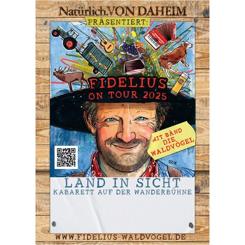 Land in Sicht - Kabarett auf der Wanderbhne - Mit Fidelius & die Waldvgel - Hinterzarten - 20.07.2025 18:00