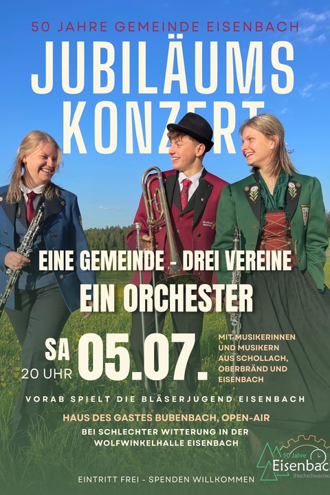 Musikvereine Eisenbach, Oberbrnd und Schollach - Eisenbach - 05.07.2025 20:00
