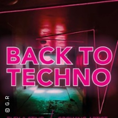 Back to Techno | Techno & Elektro - ORANIENBURG - 26.09.2025 20:00