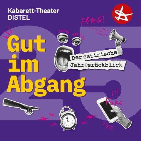 Die Distel - Gut im Abgang - Kabarett-Jahresrckblick 2025/2026 - Rietberg - 07.01.2026 20:00