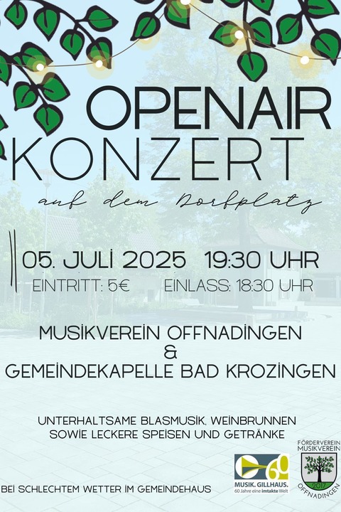 Musikverein Offnadingen & Gemeindekapelle Bad Krozingen - Ehrenkirchen - 05.07.2025 19:30