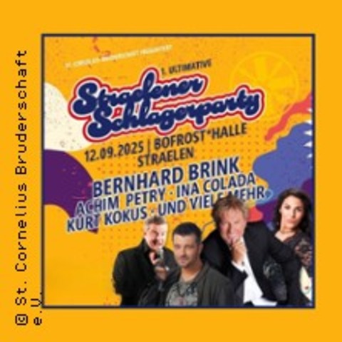 1. Ultimative Straelener Schlagerparty - STRAELEN - 12.09.2025 20:00